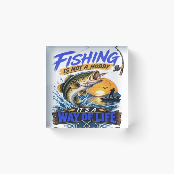 Item preview, Fishing Is Not a Hobby Way of Life designed and sold by Salma.Store.