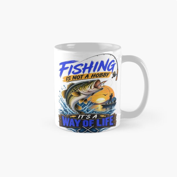 Aperçu de l'œuvre Fishing Is Not a Hobby Way of Life créée et vendue par Salma.Store.