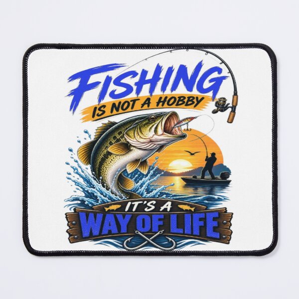 Item preview, Fishing Is Not a Hobby Way of Life designed and sold by Salma.Store.