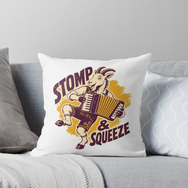 Item preview, Oktoberfest Goat Accordion – Stomp & Squeeze Risograph Art designed and sold by Jaani-T.