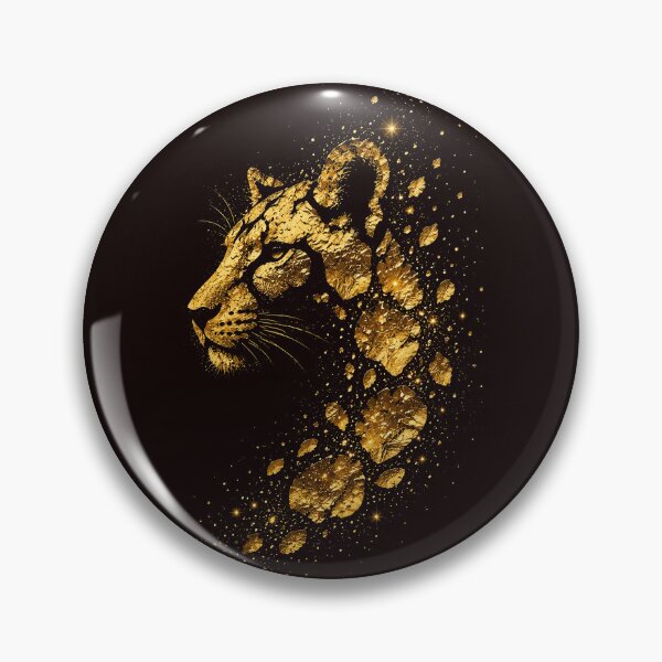 Item preview, Golden Lioness Splatter Abstract Wildlife Art designed and sold by GRFORA.