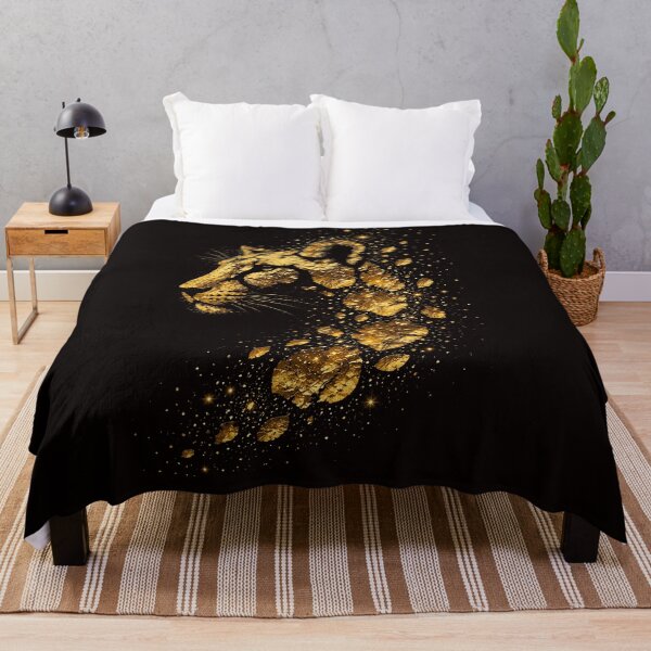 Item preview, Golden Lioness Splatter Abstract Wildlife Art designed and sold by GRFORA.