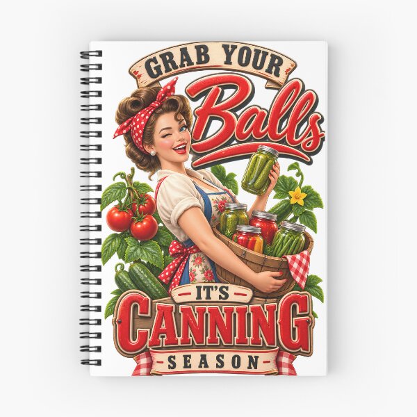 Item preview, Grab Your Balls It's Canning Season T-Shirt, Funny Canning Lover Gift, Retro Homestead Kitchen Graphic Tee designed and sold by OUICHA.