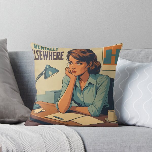 Item preview, Mentally Elsewhere Retro Office designed and sold by davitabros.