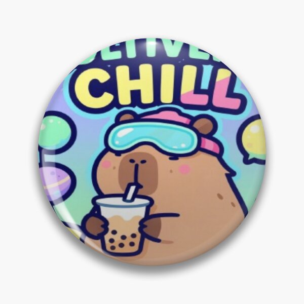 Item preview, Cyberpunk Chill Capybara Futuristic Multiverse  designed and sold by A-to-y.