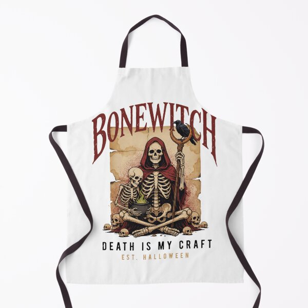Item preview, Bonewitch T-Shirt | Death Is My Craft Skeleton Occult Halloween Graphic Tee v8 designed and sold by DarylWelsh2024.
