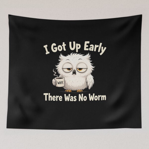 Item preview, I Got Up Early There Was No Worm designed and sold by TheEndDesign.