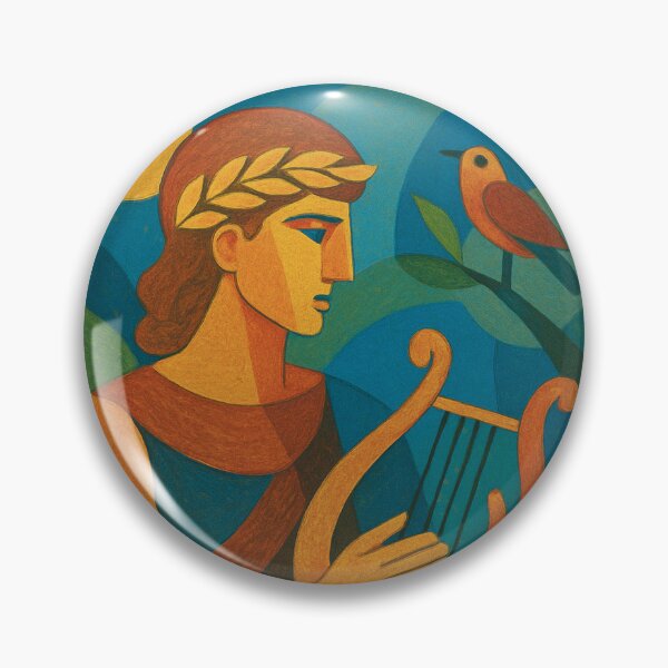 Item preview, Greek God Apollo Painting – A Tribute to Greek Mythology designed and sold by GalleryKauffeld.