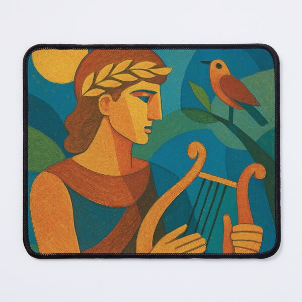 Item preview, Greek God Apollo Painting – A Tribute to Greek Mythology designed and sold by GalleryKauffeld.