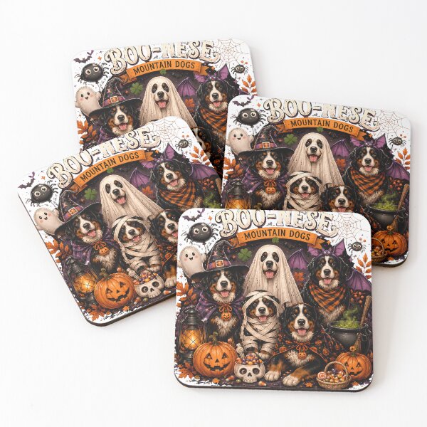 Item preview, Bernese Mountain Dog Halloween T-Shirt, Spooky Bernese Dog Lover Gift, Halloween Costume Puppy Graphic Tee designed and sold by OUICHA.