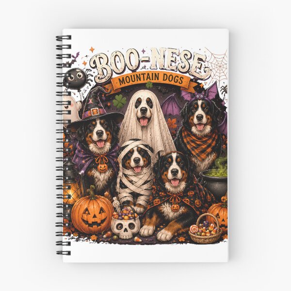 Item preview, Bernese Mountain Dog Halloween T-Shirt, Spooky Bernese Dog Lover Gift, Halloween Costume Puppy Graphic Tee designed and sold by OUICHA.