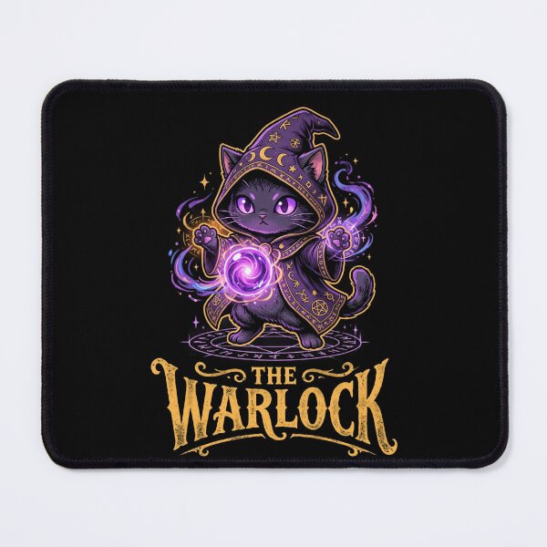 Item preview, The Warlock - Mystic Cat Sorcerer" designed and sold by EchoVisions.