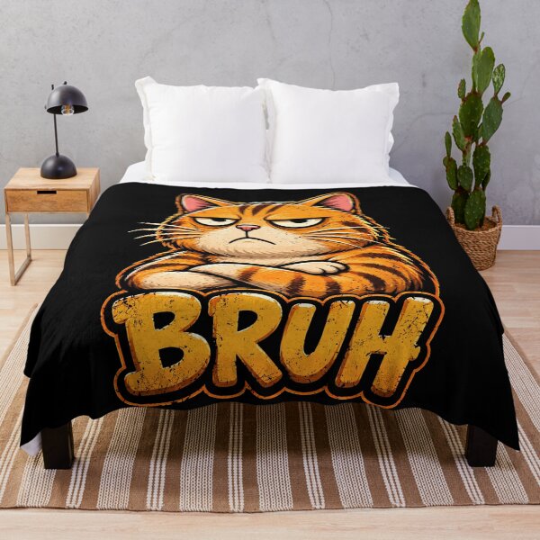 Item preview, Grumpy Cat Bruh Graphic Design for Cat Lovers designed and sold by rafaeltto.