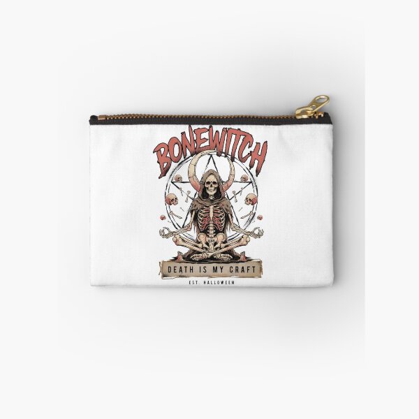 Item preview, Bonewitch T-Shirt | Death Is My Craft Skeleton Occult Halloween Graphic Tee v10 designed and sold by DarylWelsh2024.