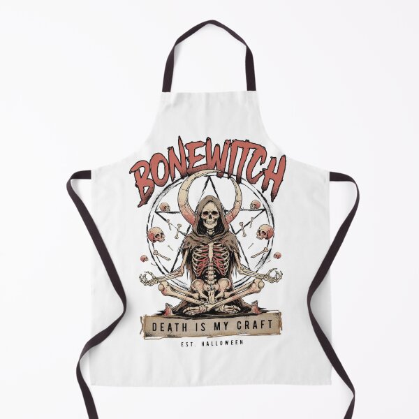 Item preview, Bonewitch T-Shirt | Death Is My Craft Skeleton Occult Halloween Graphic Tee v10 designed and sold by DarylWelsh2024.