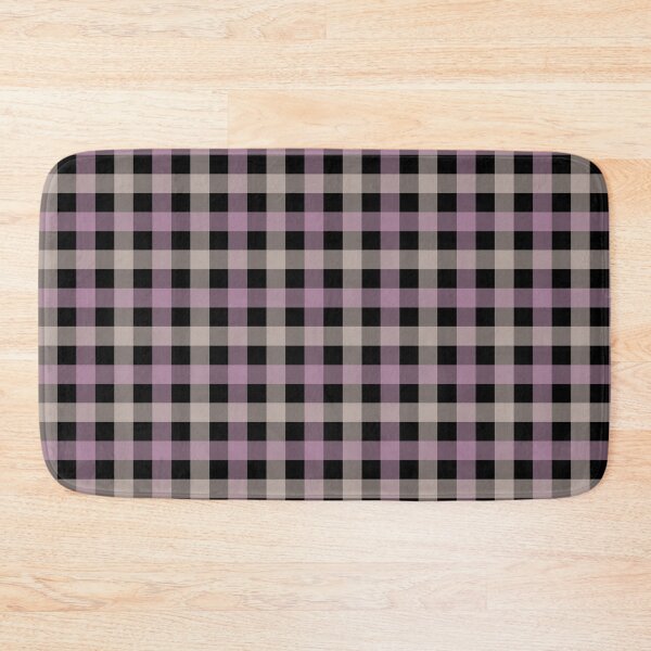 Item preview, Geometric Black and Pink Checkered Pattern designed and sold by NNhu.