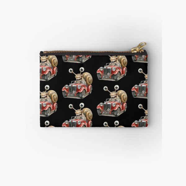 Item preview, Funny Snail Driving Vintage Classic Sports Car designed and sold by Wilcox PhotoArt.