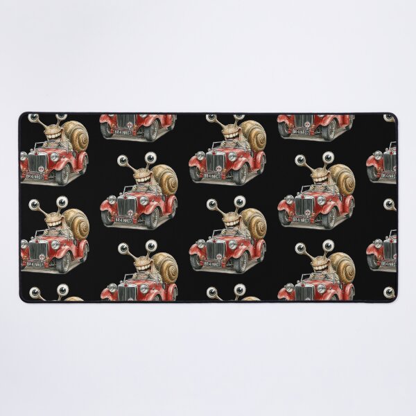 Item preview, Funny Snail Driving Vintage Classic Sports Car designed and sold by Wilcox PhotoArt.