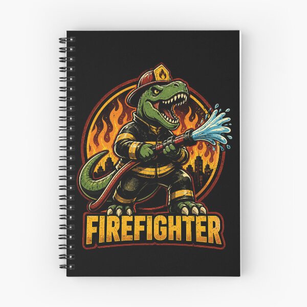 Item preview, Dinosaur Firefighter Graphic Design designed and sold by rafaeltto.