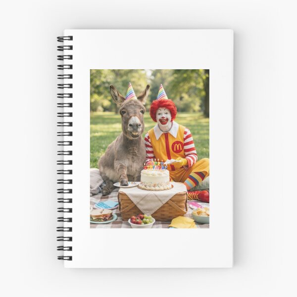 Item preview, Ronald mcdonald Donkey picnic donkeys animal pet nature meme memes funny parody christmas birthday  designed and sold by CheeseBlueprint.