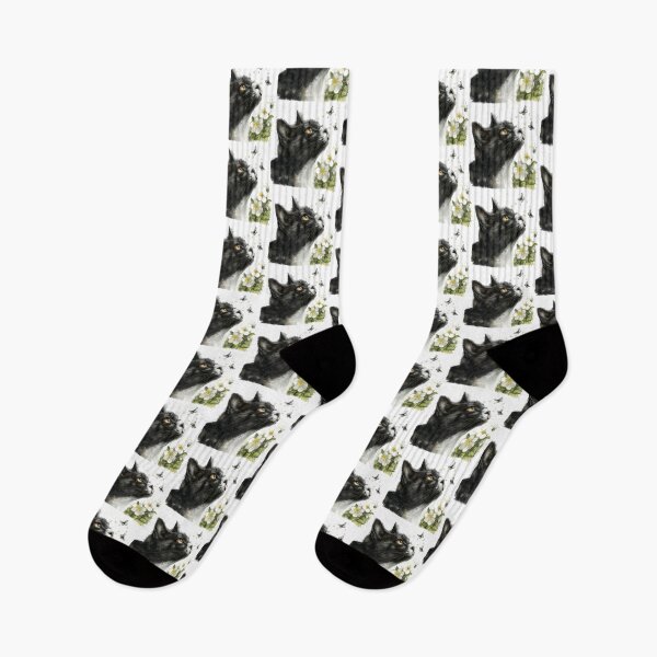 Item preview, Cat | Black & White Cat | Minimal Pet Aesthetic Art designed and sold by Mandayartstudio.