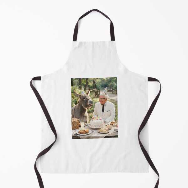 Item preview, Colonel sanders Donkey picnic donkeys animal pet nature meme memes funny parody christmas birthday  designed and sold by CheeseBlueprint.