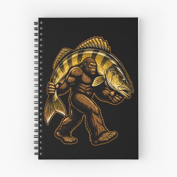 Item preview, Bigfoot with a Giant Fish Graphic Design designed and sold by rafaeltto.