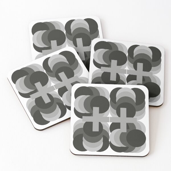 Item preview, Monochrome Geometric Cross Circle Art designed and sold by PoeticRecipeST.