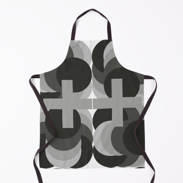 Item preview, Monochrome Geometric Cross Circle Art designed and sold by PoeticRecipeST.