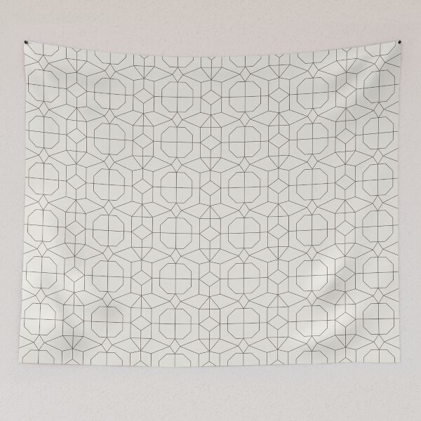 Item preview, Geometric pattern, minimal architectural design for modern interior decor designed and sold by Aurum-design.