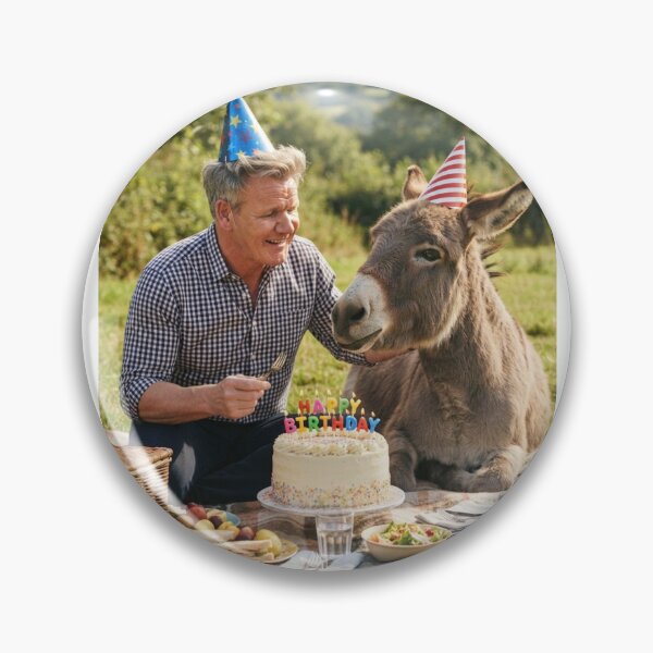 Item preview, Gordon ramsay Donkey picnic donkeys animal pet nature meme memes funny parody christmas birthday  designed and sold by CheeseBlueprint.
