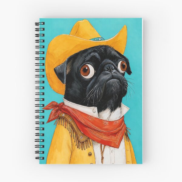 Item preview, Pug Cowboy designed and sold by prettykaler.