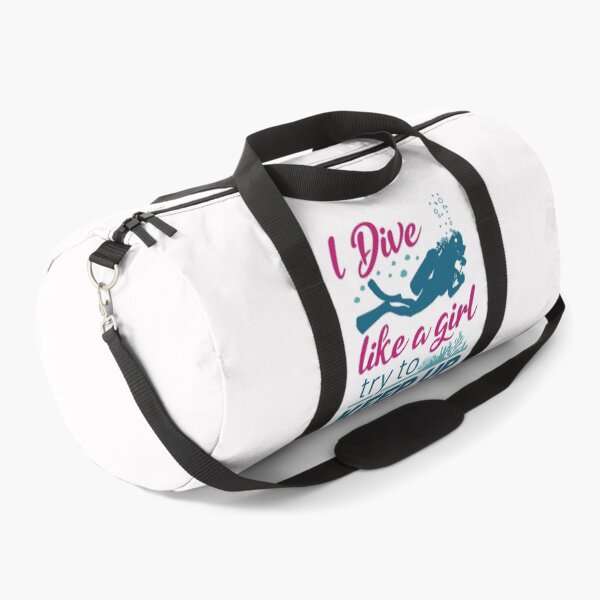 Item preview, I Dive Like a Girl Try to Keep Up Scuba Diving Women  designed and sold by jaygo.