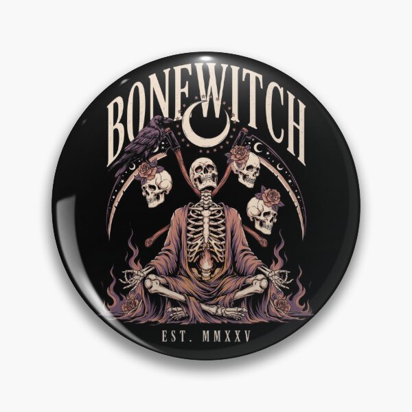 Item preview, Bonewitch T-Shirt | Death Is My Craft Skeleton Occult Halloween Graphic Tee v12 designed and sold by DarylWelsh2024.