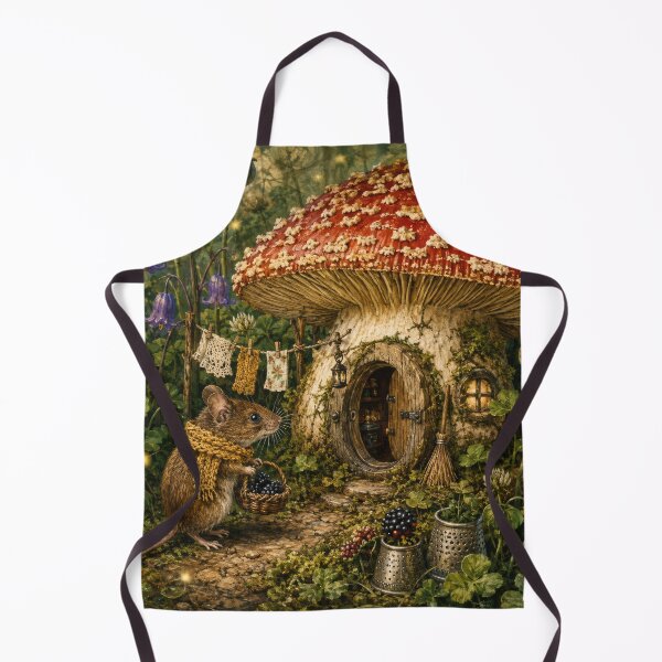 Item preview, The Blackberry Mouse and the Enchanted Mushroom Cottage designed and sold by thewandswant.