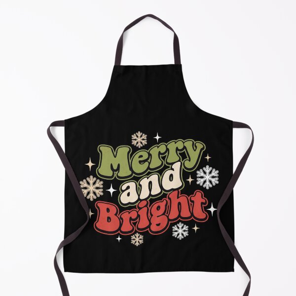 Item preview, Merry And Bright Retro Groovy Christmas Snowflakes Holiday designed and sold by TeNovaStudio ⭐⭐⭐⭐⭐.