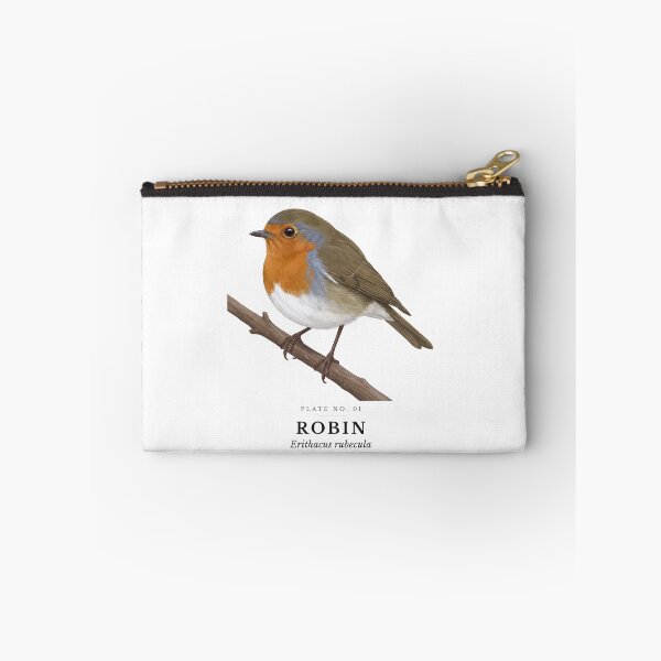 Item preview, Robin Vintage Bird Plate - Erithacus rubecula designed and sold by SavannahMerch.