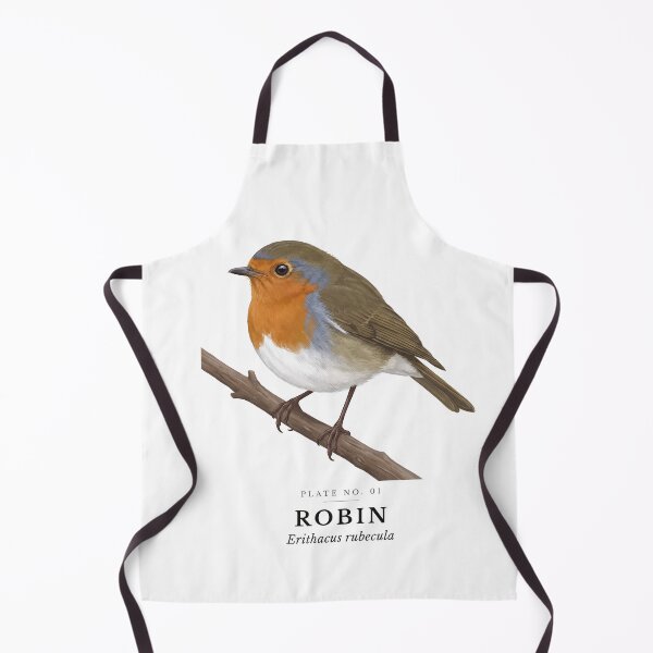 Item preview, Robin Vintage Bird Plate - Erithacus rubecula designed and sold by SavannahMerch.