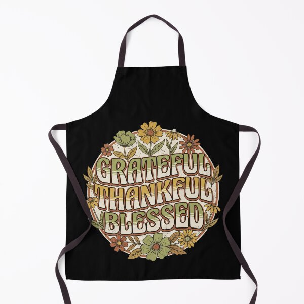 Item preview, Grateful Thankful Blessed Retro Floral Thanksgiving Boho Fall designed and sold by TeNovaStudio ⭐⭐⭐⭐⭐.
