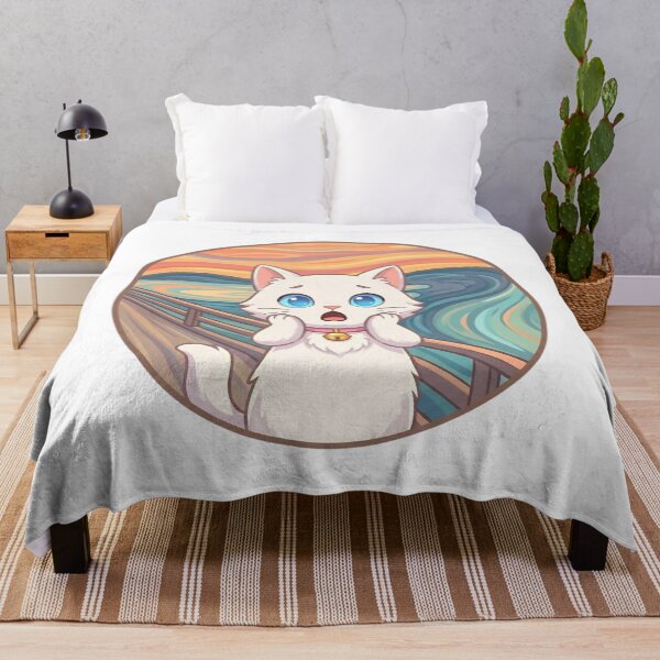 Item preview, Smilla Cat in The Scream – Art Parody designed and sold by 1smillaundfiete.