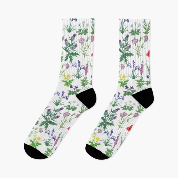 Item preview, British wildflowers identification illustartion  designed and sold by By Kelly Attenborough.