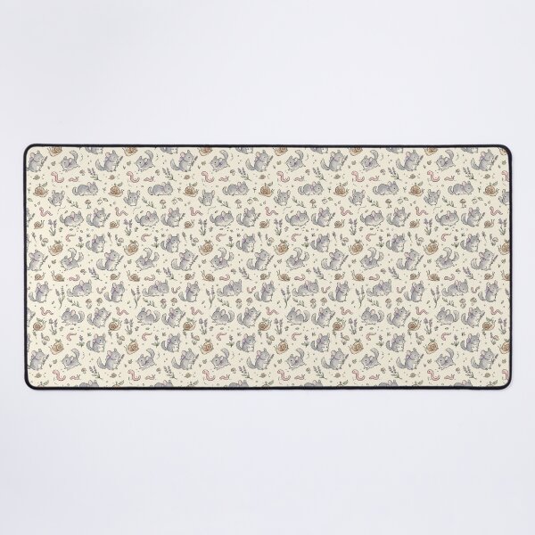 Item preview, Tiny Chinchillas & Worms & Snails Seamless Pattern designed and sold by StickVerse by Owais.