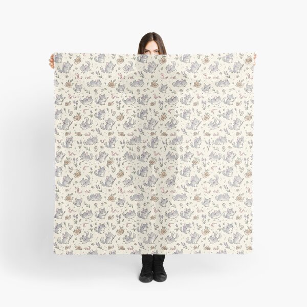 Item preview, Tiny Chinchillas & Worms & Snails Seamless Pattern designed and sold by StickVerse by Owais.