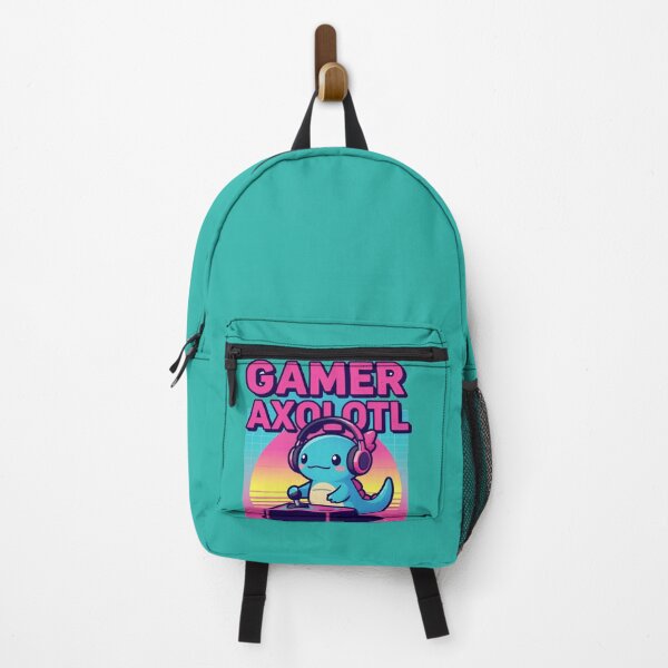 Item preview, 80s Retro Synthwave Gamer Axolotl Gaming Apparel designed and sold by A-to-y.