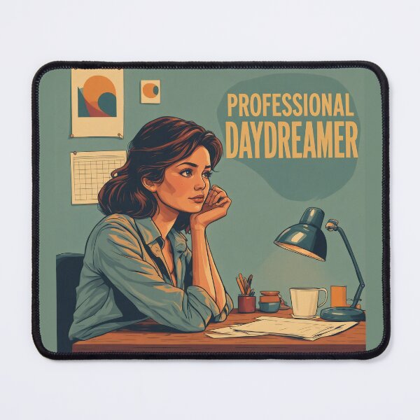 Item preview, Professional Daydreamer Retro Office Art designed and sold by davitabros.