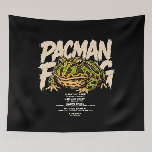 Item preview, Cute pacman frog illustration for animal lovers designed and sold by rafaeltto.