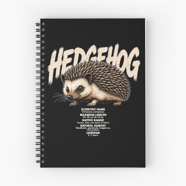 Artikelvorschau, Niedliche Igelillustration mit informativen Details entworfen und verkauft von rafaeltto.