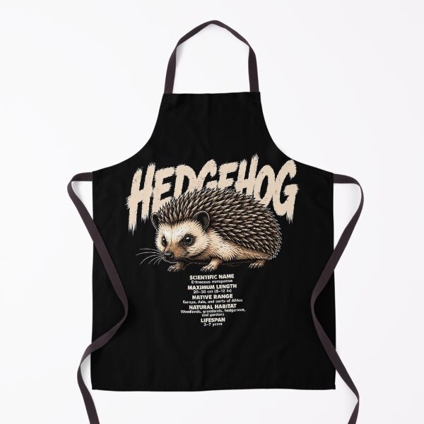 Item preview, Cute hedgehog illustration with informative details designed and sold by rafaeltto.