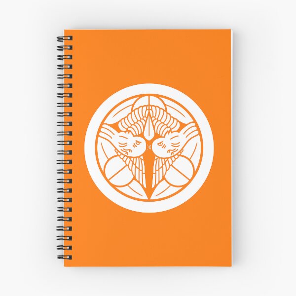 Item preview, Uesugi Kenshin Tobi-Suzume Crest Samurai Mon White Orange / Japanese Crest  designed and sold by 戦国まーけっと SENGOKU MARKET.