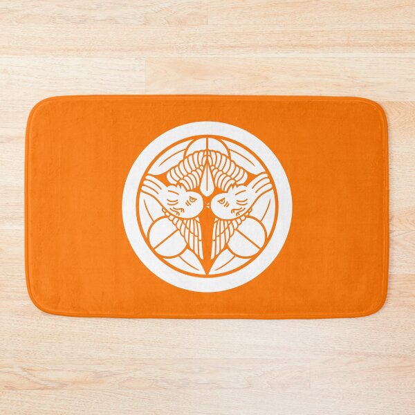 Item preview, Uesugi Kenshin Tobi-Suzume Crest Samurai Mon White Orange / Japanese Crest  designed and sold by 戦国まーけっと SENGOKU MARKET.